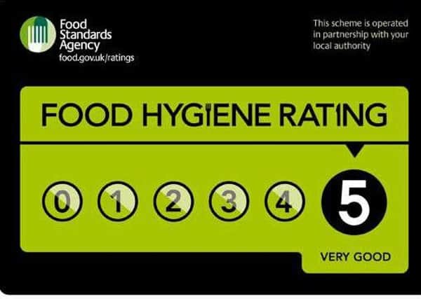 Food Hygiene Rating sign