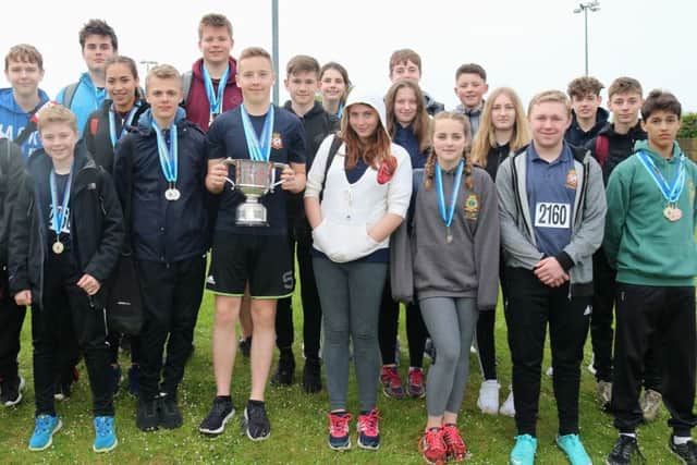 The 2160 Sleaford Sqn ATC Athletics team 2018.