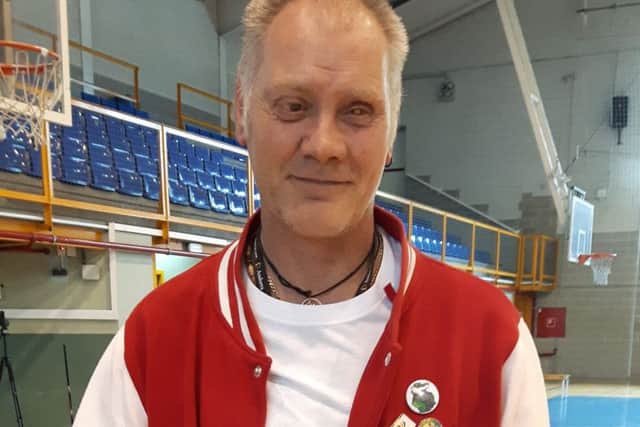 Stuart with his bronze medal trophy EMN-180525-093937002