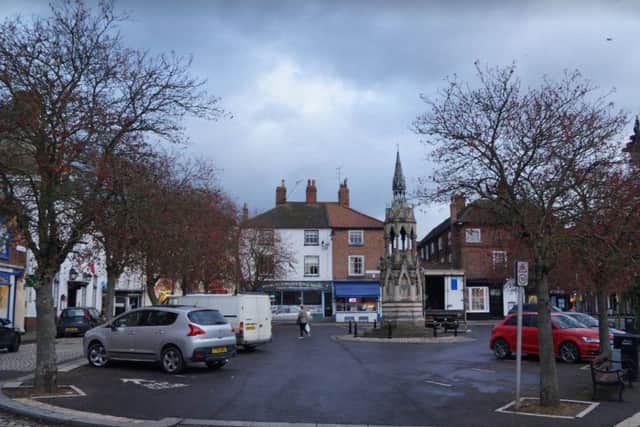 Horncastle Market Place. Picture: Dianne Tuckett. EMN-180525-103047001