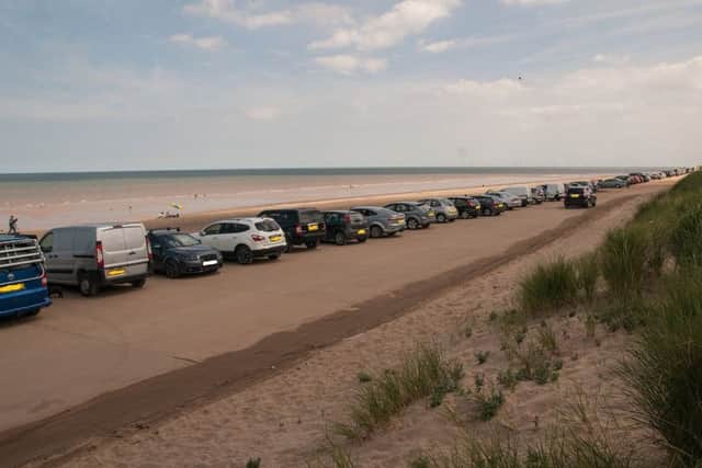 Huttoft Car Terrace is always a popular coastal beauty spot for visitors.