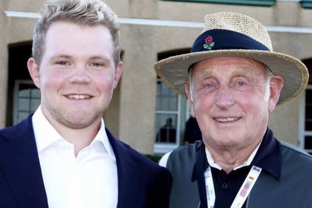 Barry Chapman with Nathan Kimsey.