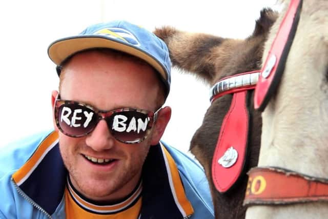 A still from the music video by 50 Sniffs.
