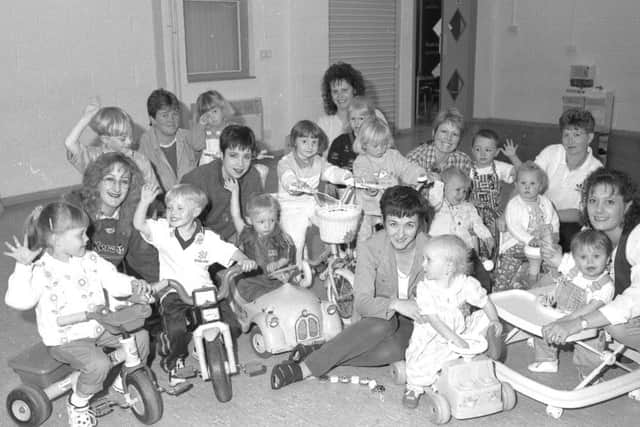 Little members of the Kirton Mother and Toddler group got on their trikes to raise cash for new toys 20 years ago. It followed their move to the new community centre in Kirton from their previous home in King Street where they had shared equipment.