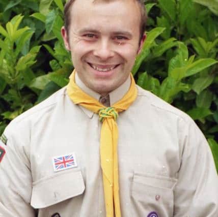 Guest of Buckingham Palace in 1998, Simon Mitcham.