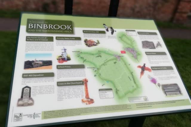 New sign at Binbrook shows the area's places of interest EMN-180406-120834001