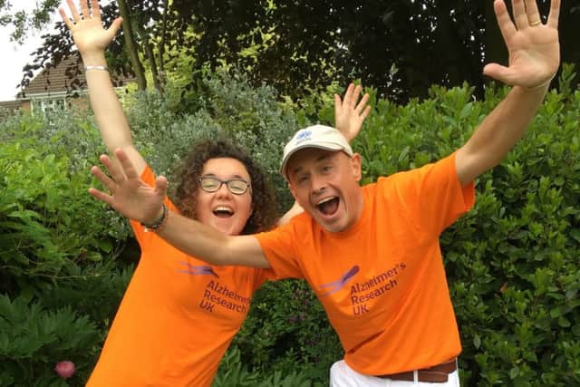 Caistor duo Ellie and Chris Robey who will be heading skyward for their charity fundraiser