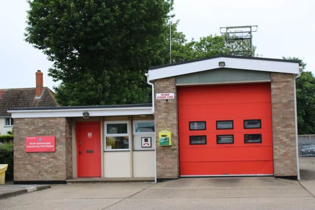North Somercotes Fire Station.