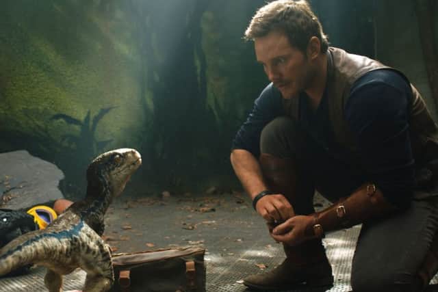 Now in cinemas, Jurassic World: Fallen Kingdom.
