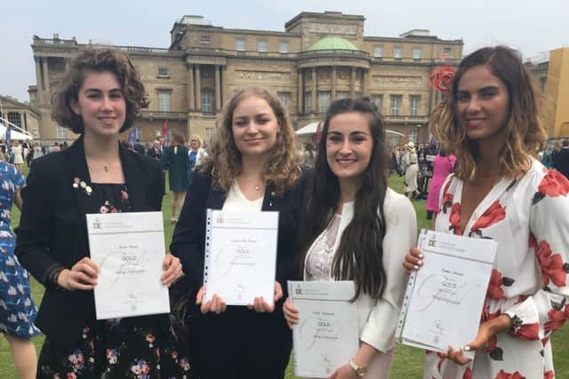 Pictured (from left) Anna Hardy, Sydney Mawer, Holly Parkinson, and Emma Stevens.