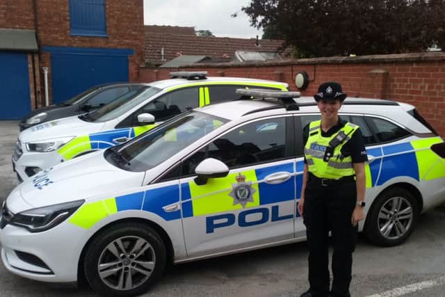 The new Inspector for the Wolds Division, Sarah Constantine.