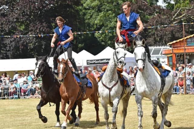 Stunt-performing Atkinson Action Horses, famous for their appearances on BBC Ones Poldark and Peaky Blinders, will be at this year's Revesby Show EMN-181106-162926001