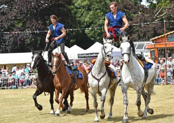 Stunt-performing Atkinson Action Horses, famous for their appearances on BBC Ones Poldark and Peaky Blinders, will be at this year's Revesby Show EMN-181106-162926001