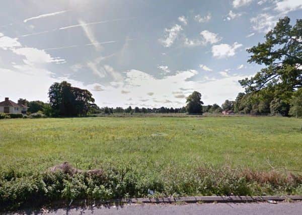 The site of the new dry leisure centre off Gainsborough Road