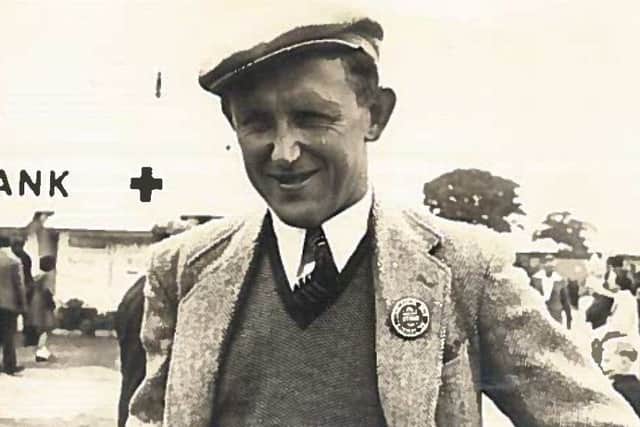 Vincent Mitchell - Sarahs father and steward at the Lincolnshire Show is Aswarby in 1956.