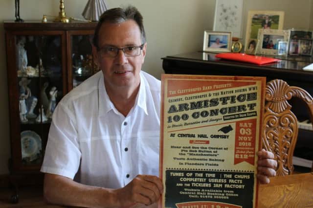 Musical director of The Cleethorpes Band, Brian Harper.