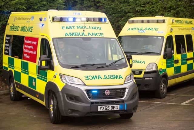 East Midlands Air Ambulance.