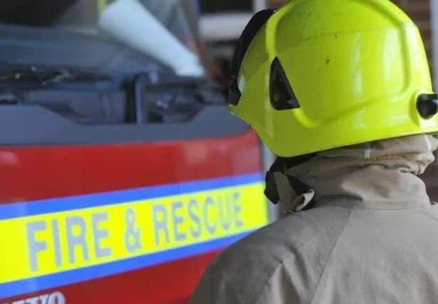 Up to 300 litres of diesel leaked on to the grass verge