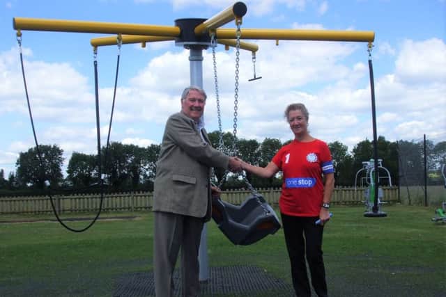 Coun Paul Dean with Diane Warburton. Image supplied.