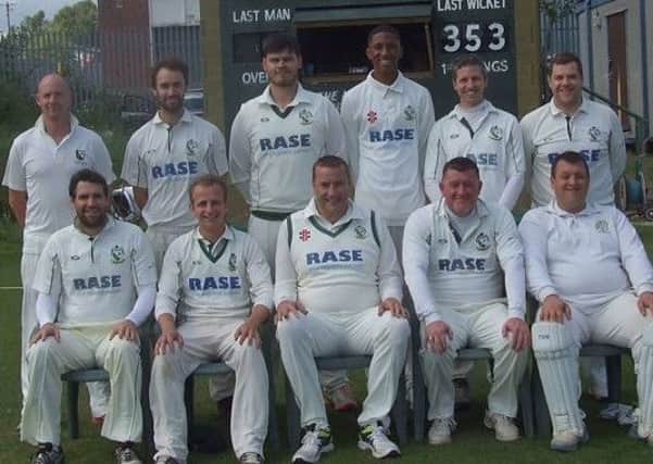 Market Rasen First XI pictured before their latest home match