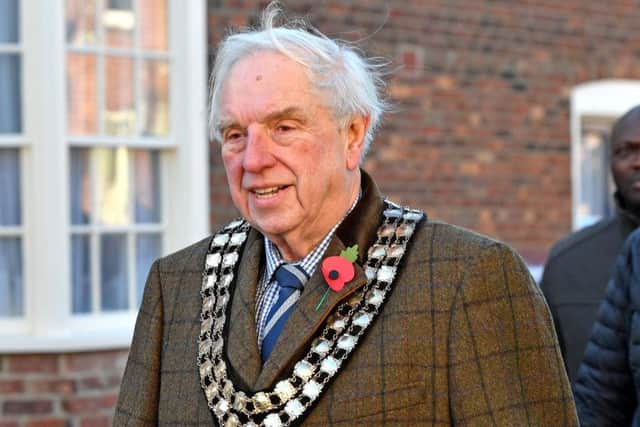 The Mayor of Horncastle, Councillor Brian Burbidge.