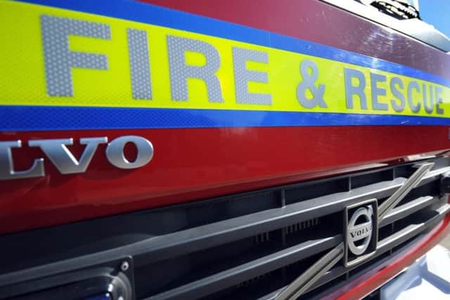 Fire services were called to the scene