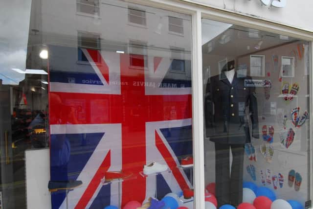 The Armed Forces Week window at Clarks in Sleaford. EMN-180625-135205001