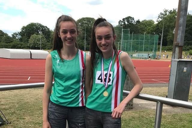 Evie and Ellie Odlin performed brilliantly for the county EMN-180625-161507002