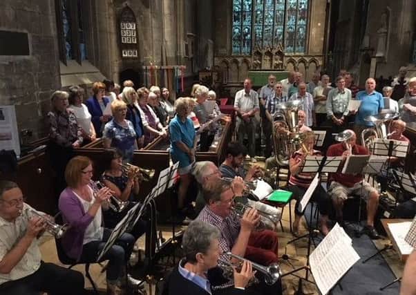Heckington Singers and Swineshead Silver Band set to join forces. EMN-180630-132416001