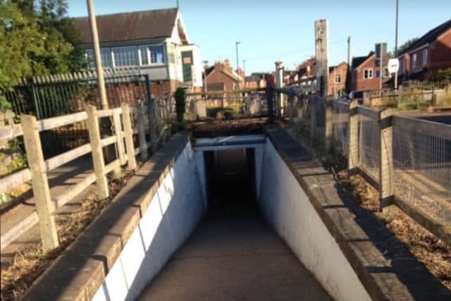 The underpass after its tidy up by Sleaford Riverside Church members. EMN-180307-115553001