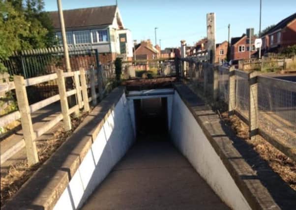 The underpass after its tidy up by Sleaford Riverside Church members. EMN-180307-115553001