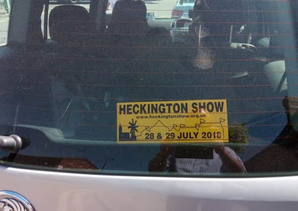 Pick up your Heckington Show 2018 car sticker from participating local outlets and be in with a chance of winning two show passes. EMN-180629-140853001