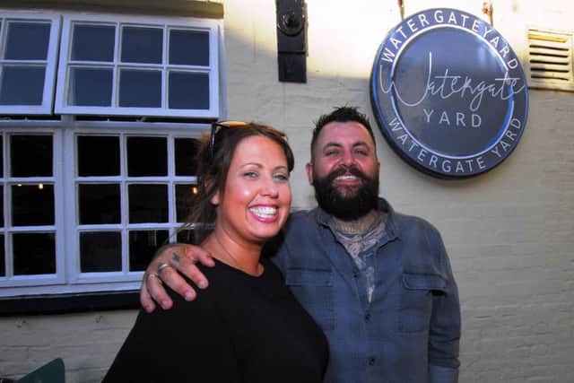Ryan and Hollie Blankley open their new bar, Watergate Yard. EMN-180207-175911001