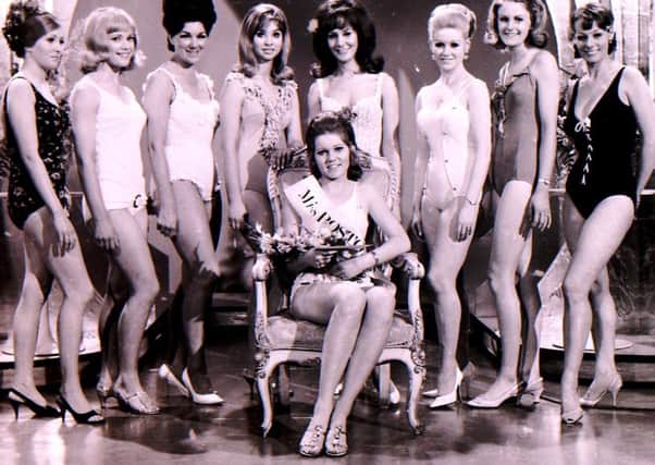 Hairstylist Lesley Jones of Leasingham, pictured stood behind the winner, having come second in the Miss Boston contest of the Miss Anglia beauty competition. EMN-180629-104425001