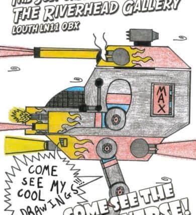 The art exhibition poster.