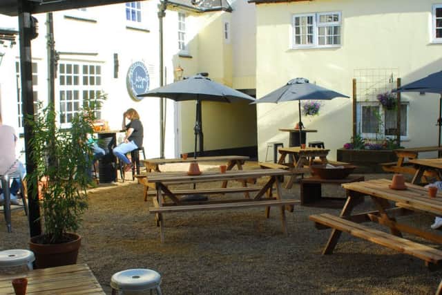 The outdoor area at Watergate Yard, Sleaford. EMN-180207-180126001