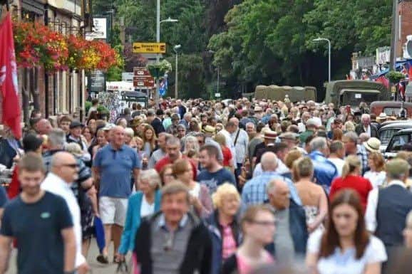 Crowds turned out for last year's Woodhall Spa 1940s Festival. Picture: John Aron. EMN-180207-183831001
