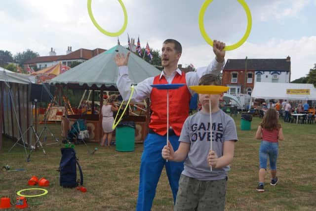Entertainment for all the family was on offer at Caistor Goes.