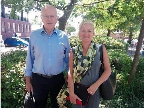 WLDC leader Jeff Summers and commercial director Eve Fawcatt-Moralee