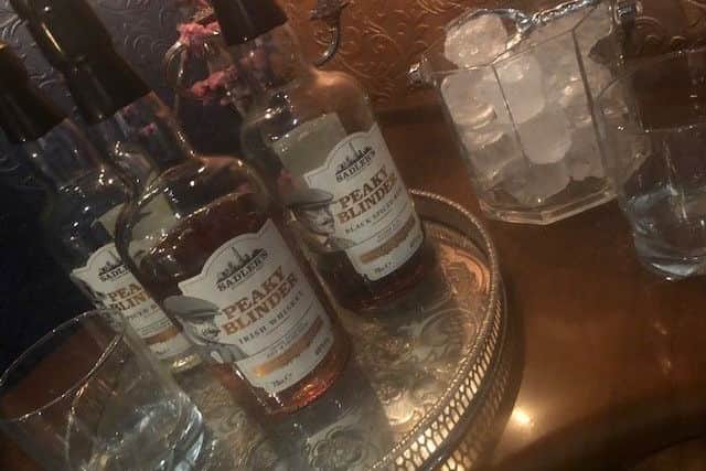 Peaky Blinders rum and whisky - all part of the theme at Prohibition. EMN-180507-102117001