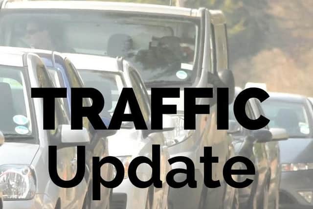 The A5 has now re-opened after it was closed just after noon due to an incident with a telegraph pole.