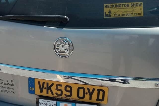 Heckington Show 2018 car sticker competition. EMN-180607-192909001