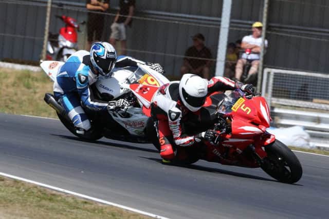 Aaron Clarke in action. Photo: Dave Yeomans.