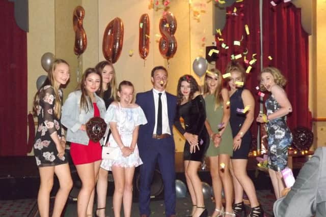 The Year 8 Netball team at the Sports Personality Awards (All photos supplied by Banovallum School)