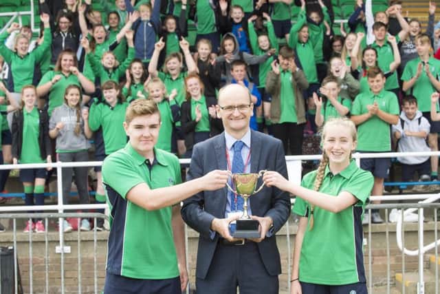 Louth Academy Sports Day at King George Stadium, Grimsby.
Picture: Sean Spencer.