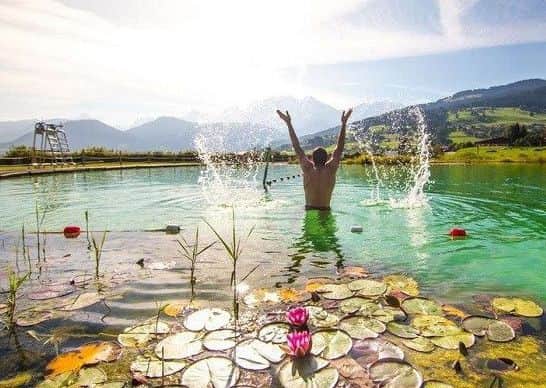 Sir Edward Leigh has issued a plea for a natural swimming pool, such as this one in Combloux, in France. EMN-180723-160625001