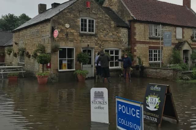 Flashback to June's flooding in Leadenham. EMN-180717-143018001