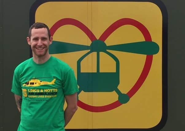 Jason is no stranger to physicall challenges and will compete in the London Olympic Triathalon in aid of  the Lincs and Notts Air Ambulance. EMN-180723-124145001
