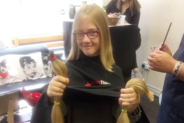 After:Tabithas selfless act will now see another child with no hair receive the ultimate good will gesture of getting a specially made wig.