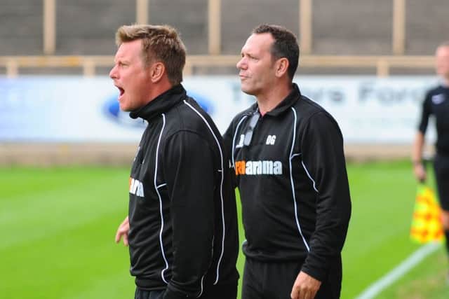 Martyn Bunce (left) and Dennis Greene.